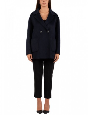 Cappotto donna Hanita Blu zaffiro