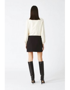 Abito donna Nenette Crema/nero 2