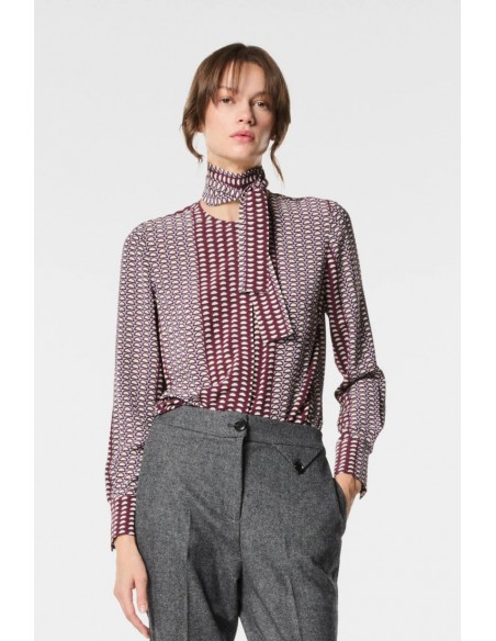 Camicia Nenette Bordeaux