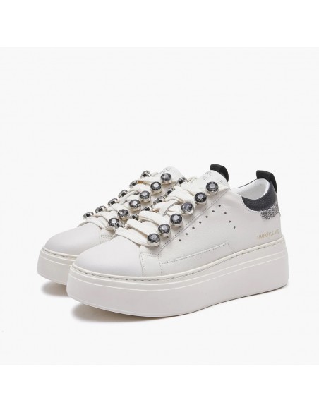 Sneakers Emanuelle Vee Ivory-black