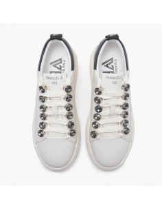 Sneakers Emanuelle Vee Ivory-black 2