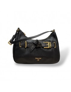 Borsa a spalla Pollini silver Nero
