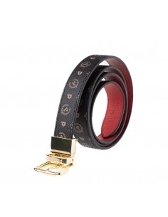 Cintura Pollini heritage Nero-rosso