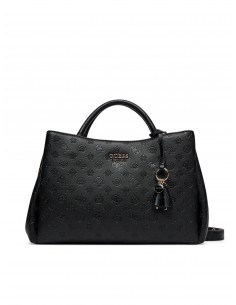 Borsa a mano Guess Black logo