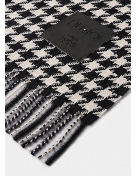 Sciarpa Liu-Jo Nero/pied de poule