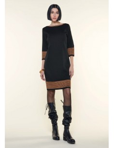 Abito Gai Mattiolo Nero-cammello