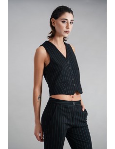 Gilet Gai Mattiolo Nero-verde 2