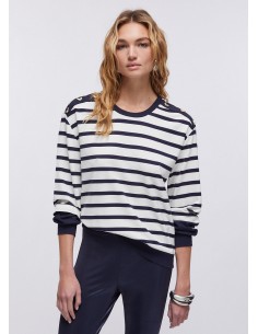 Felpa Liu-Jo Wh.milk/nt.blue sky 2