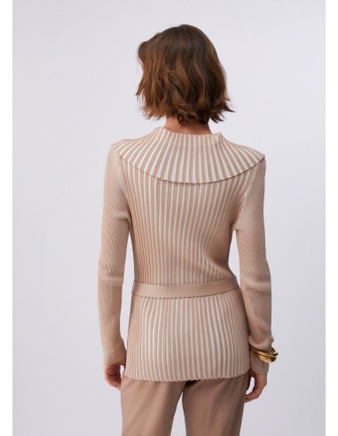 Cardigan Liu-Jo Lt.almond/wh.milk