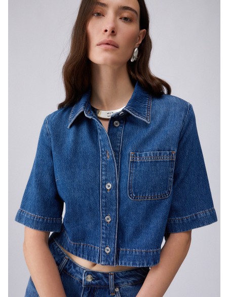 Camicia Liu-Jo Den.Blue dk.superlat