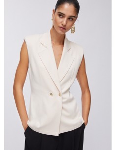 Gilet Liu-Jo Warm champagne 2