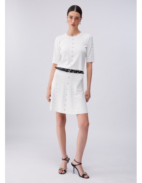 Maglia Liu-Jo Bianco lana