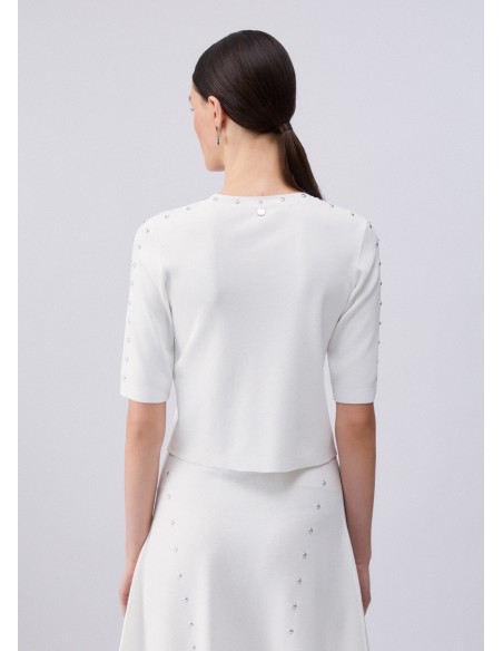 Maglia Liu-Jo Bianco lana