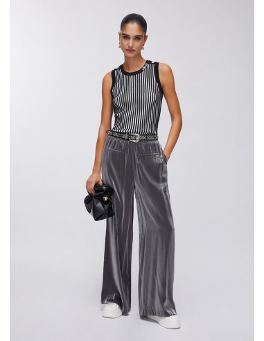 Top Liu-Jo Nero/white milk