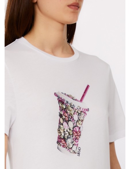 T-shirt Liu-Jo Bco milkshake LJ