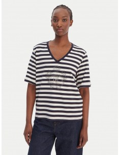 T-shirt Liu-Jo Wh.milk/nt.blue sky 2