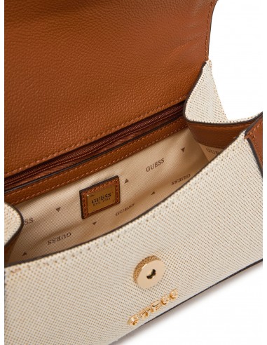 Borsa a spalla Guess Natural/Cognac