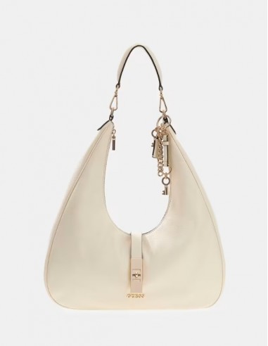 Borsa a spalla Guess Off white
