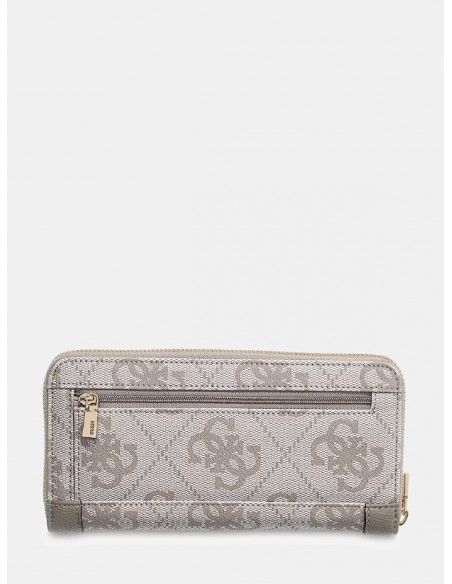 Portafoglio Guess Dark taupe logo