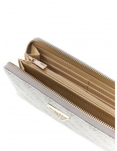 Portafoglio Guess Dark taupe logo 2