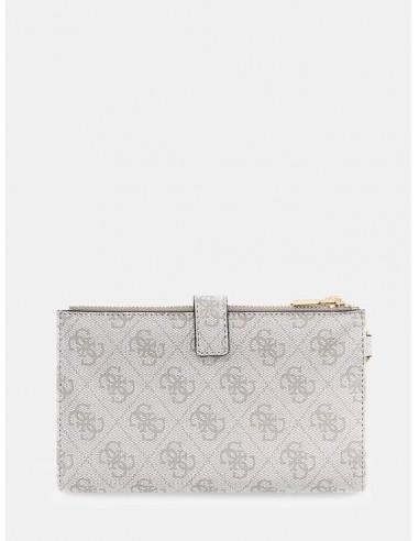 Portafoglio Guess Dark taupe logo