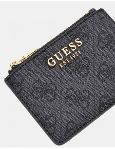 Porta carte Guess Coal logo 2