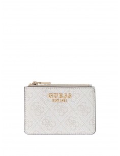 Porta carte Guess Dark taupe logo