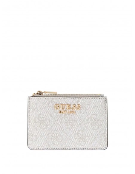 Porta carte Guess Dark taupe logo