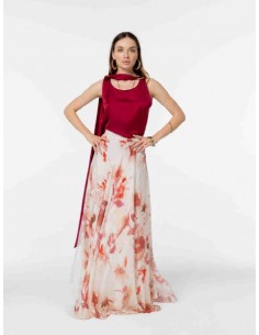 Gonna Hanita Panna floreale