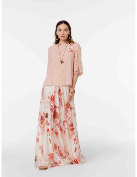 Gonna Hanita Panna floreale