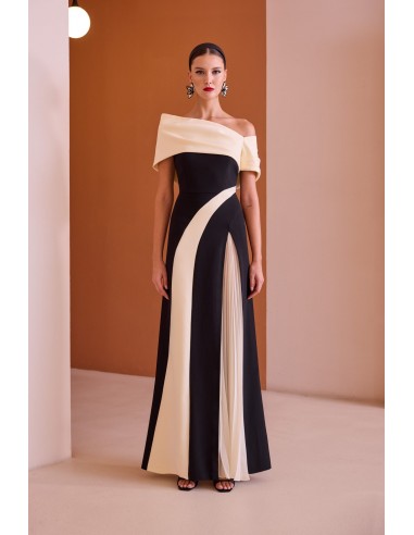 Abito Carla Ruiz Nero-avorio