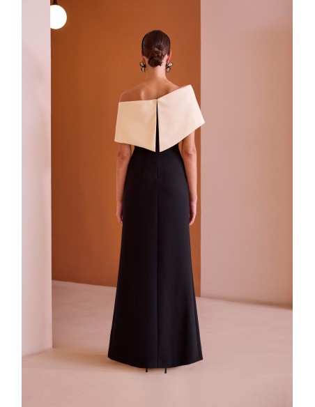 Abito Carla Ruiz Nero-avorio