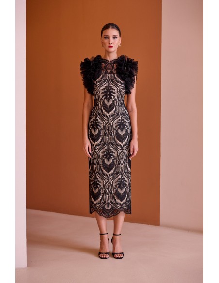 Abito Carla Ruiz Nero-oro