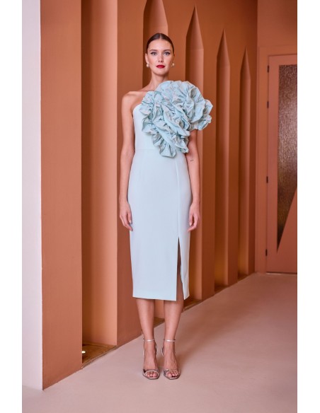 Abito Carla Ruiz Verde acqua