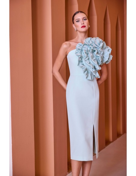 Abito Carla Ruiz Verde acqua