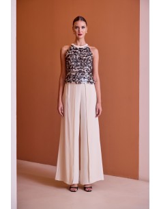 Completo Carla Ruiz Avorio-nero