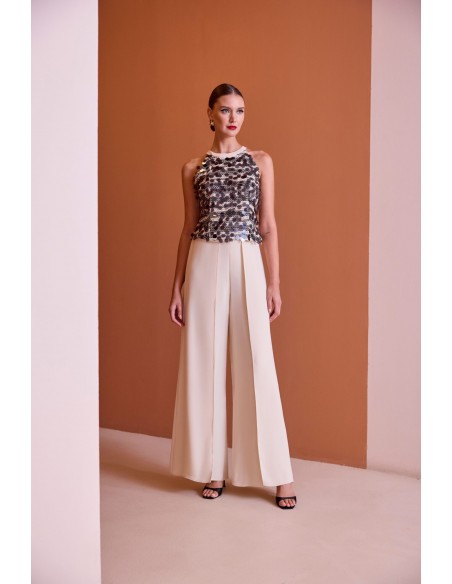 Completo Carla Ruiz Avorio-nero