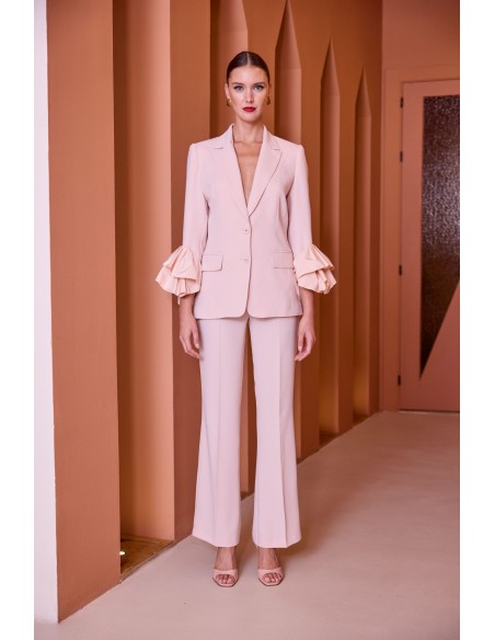 Tailleur Carla Ruiz Rosa cipria