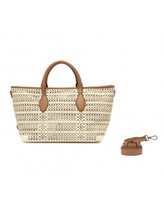 Borsa a mano Gianni Chiarini Panna-corda-clay