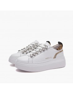Sneakers Emanuelle Vee White-animalier