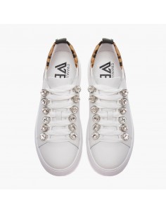 Sneakers Emanuelle Vee White-animalier 2