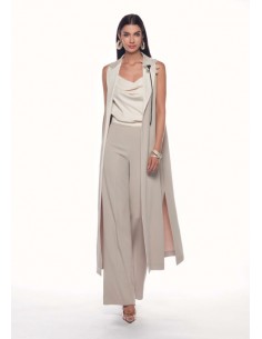 Gilet Gai Mattiolo Mastice/burro