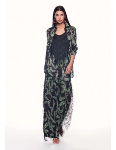 Pantalone Gai Mattiolo Nero-verde