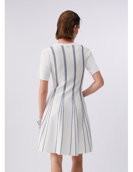 Abito Liu-Jo B.co lana/blu navy