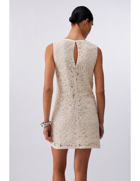 Abito Liu-Jo Naturale/bco lana