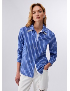 Camicia Liu-Jo Stripes bianco/blu 2