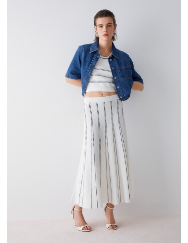 Gonna Liu-Jo B.co lana/blu navy