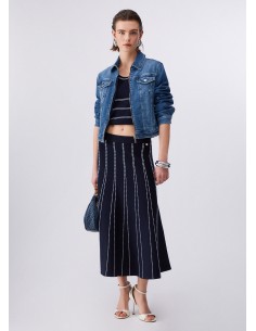 Gonna Liu-Jo Night blue/bco lana