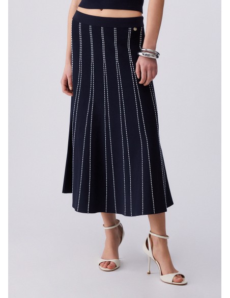 Gonna Liu-Jo Night blue/bco lana