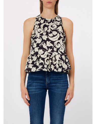 Top Liu-Jo Opposit.black&wh.ara